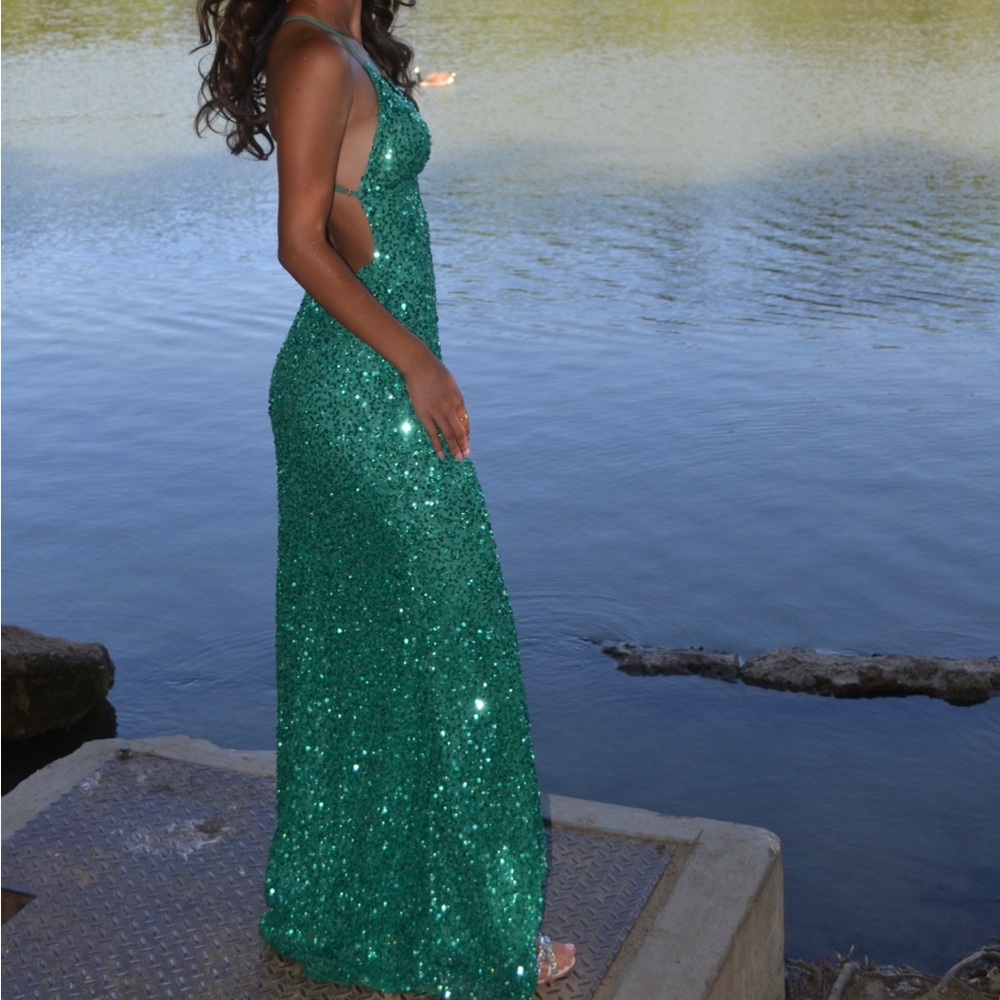 sequin emerald green prom dress Scala | Dresses | Scala Size emerald green prom dress